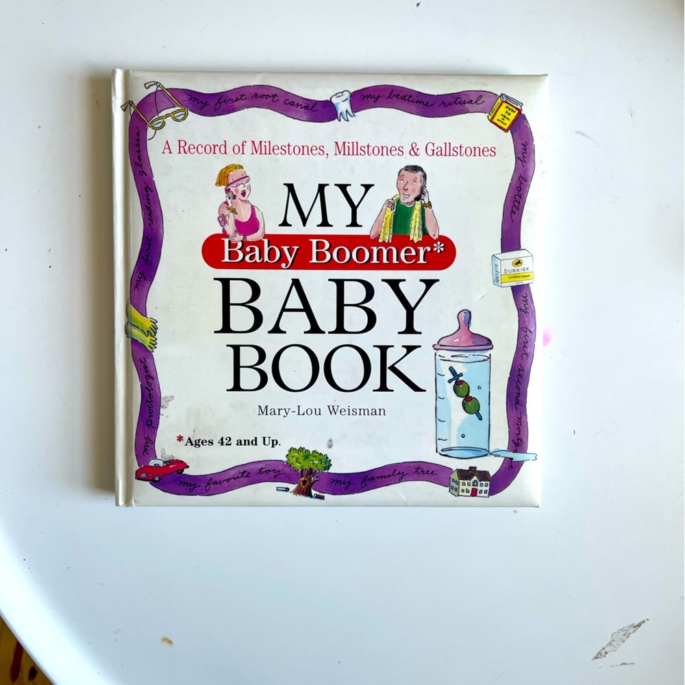 Baby Boomer Book Gift Jokes Funny